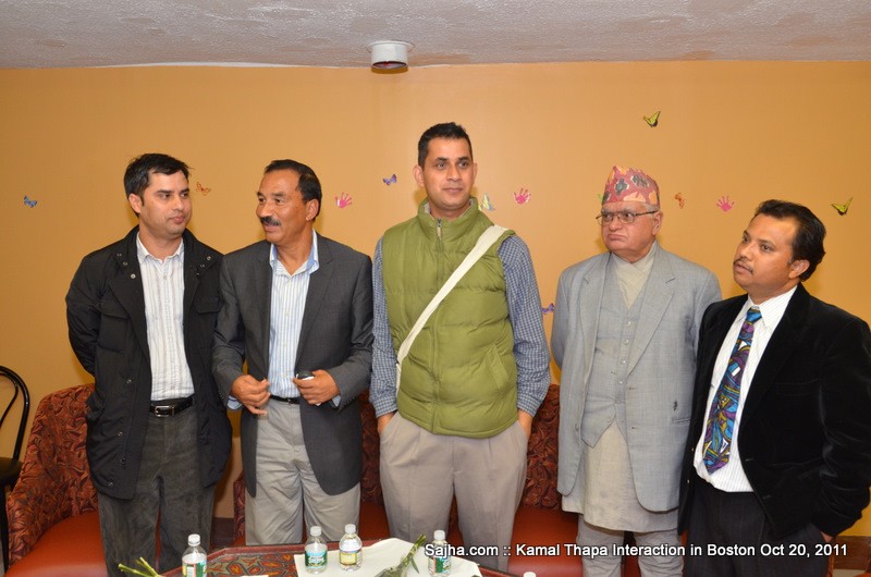 Boston Interaction with Kamal Thapa