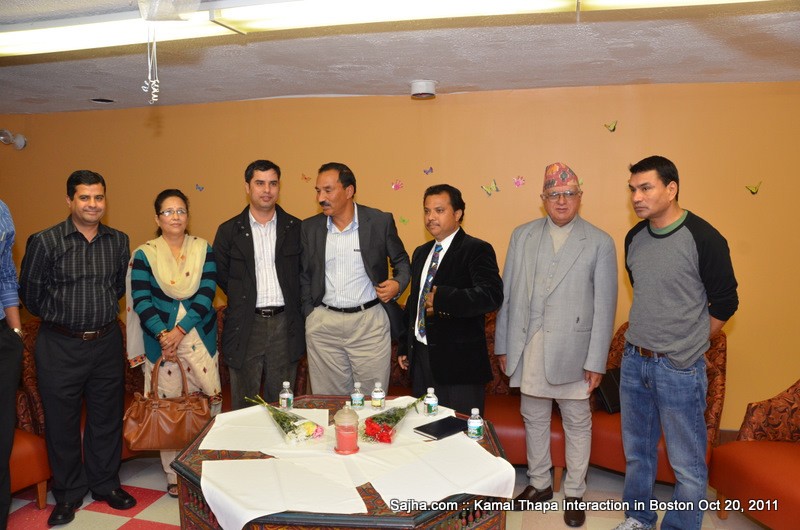 Boston Interaction with Kamal Thapa