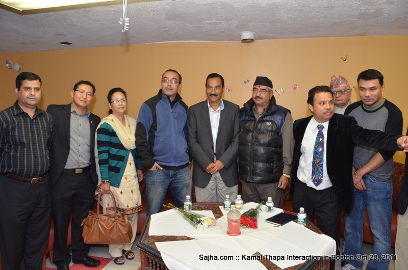 Boston Interaction with Kamal Thapa