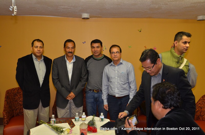 Boston Interaction with Kamal Thapa