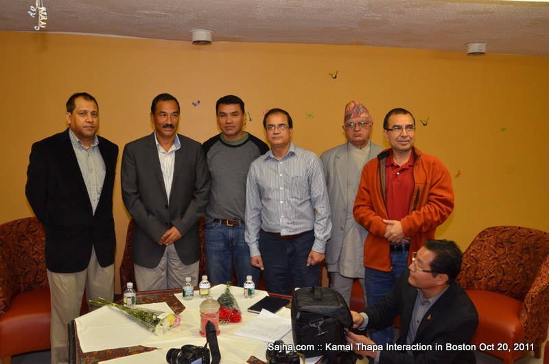 Boston Interaction with Kamal Thapa