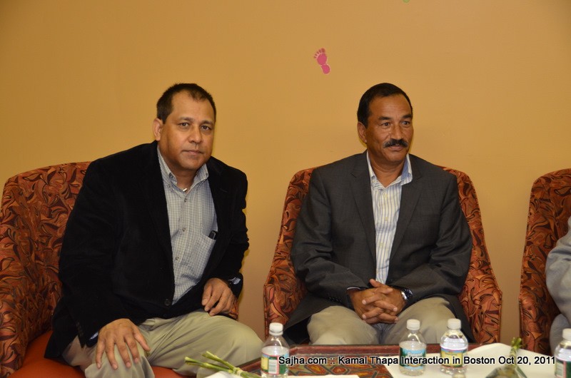 Boston Interaction with Kamal Thapa