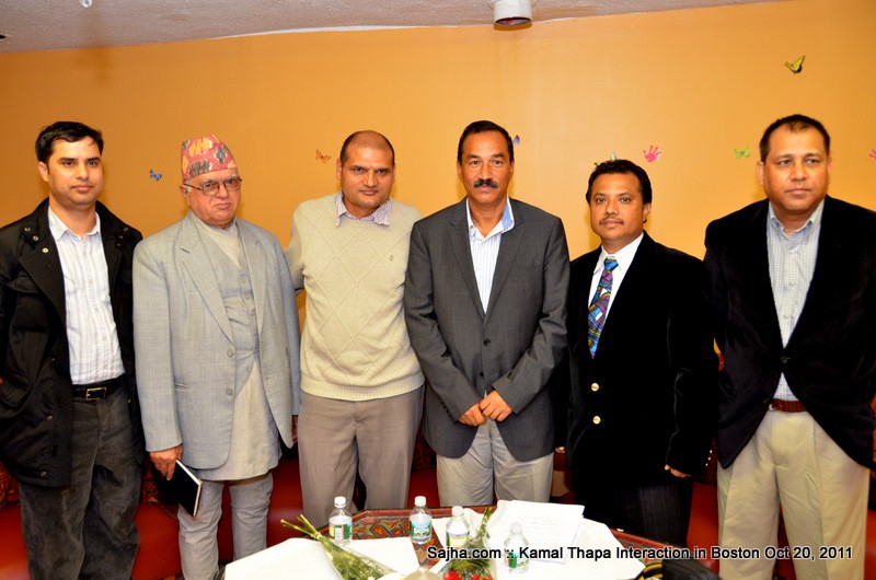 Boston Interaction with Kamal Thapa