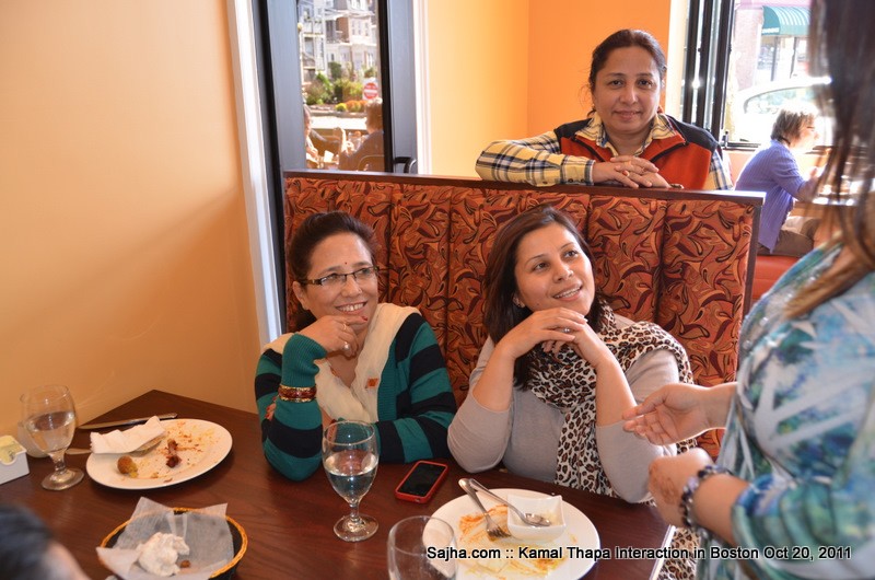 Boston Interaction with Kamal Thapa