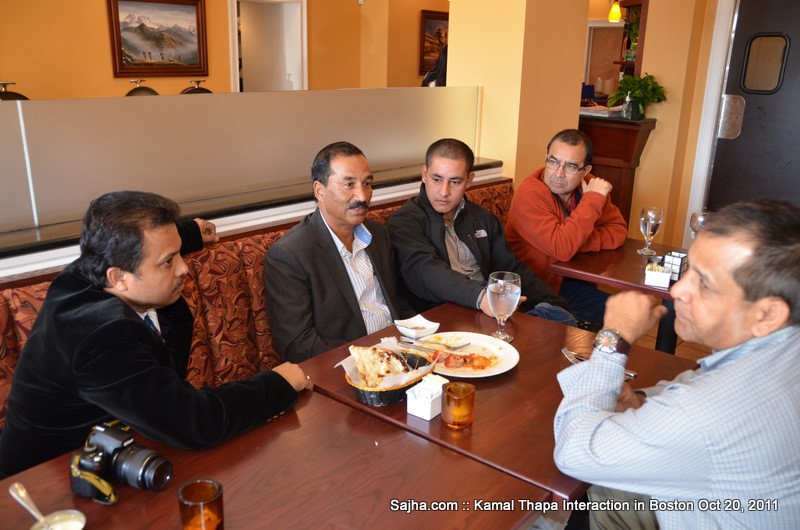 Boston Interaction with Kamal Thapa