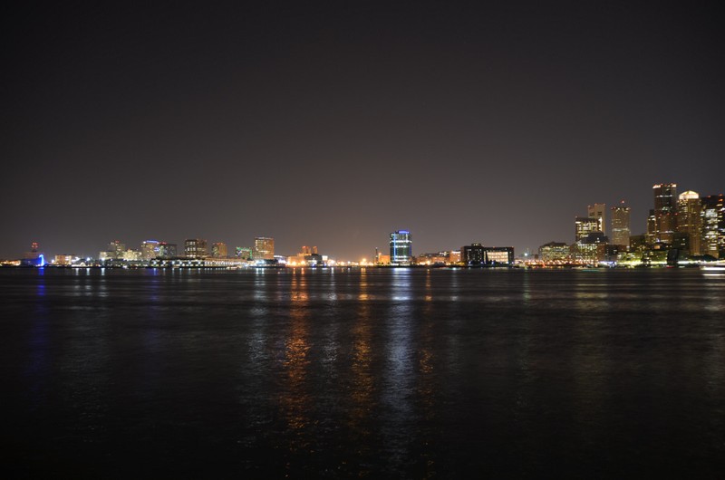 Boston park @ night