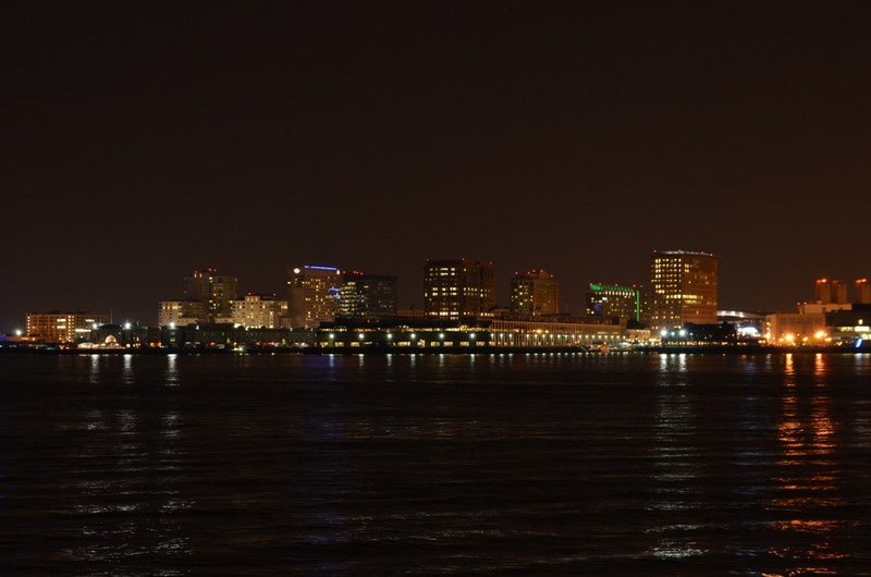 Boston park @ night