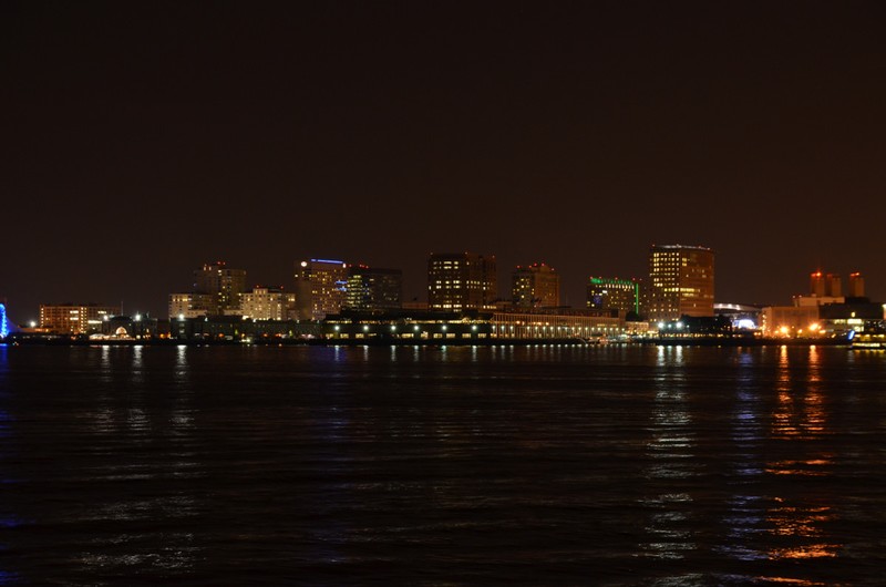 Boston park @ night