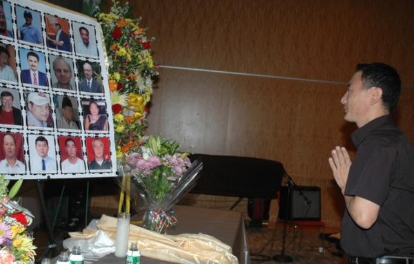 Memorial Service for the Chopper Crash Victims.