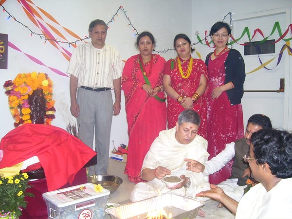 Temple inauguration ceromany