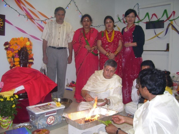 Temple inauguration ceromany