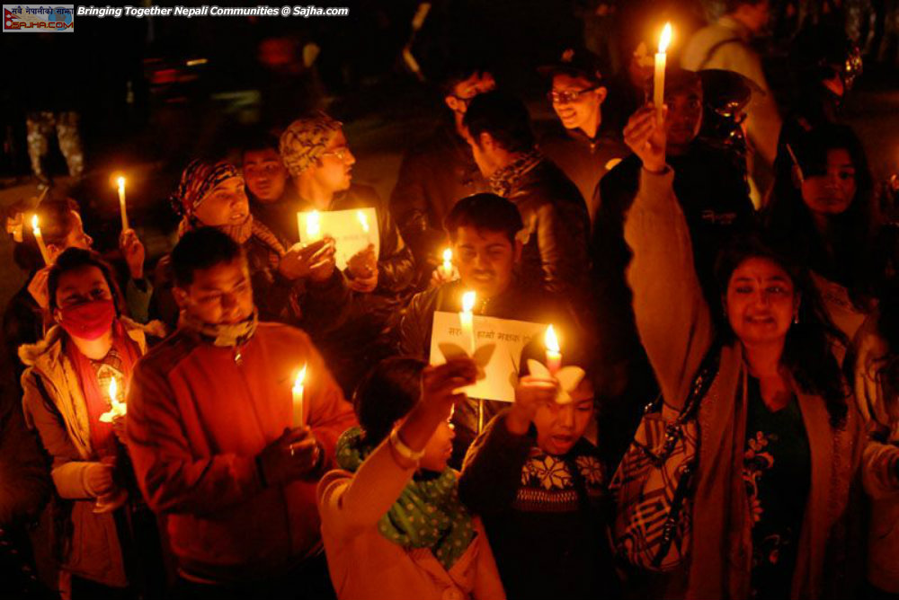Occupy Baluwatar: DAY 23 Take Back the Night