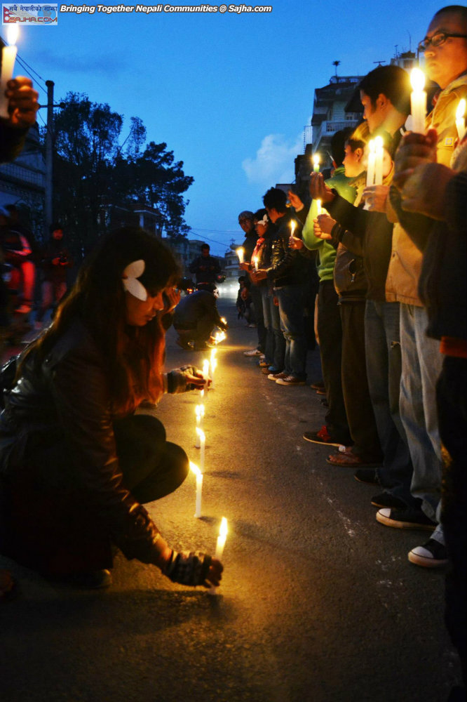 Occupy Baluwatar: DAY 23 Take Back the Night