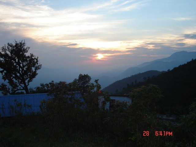 Sunset, taken at Chandibhanjyang VDC, Chitwan
