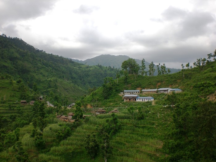High school at Patnabhanjyang on the way to Ghurmi from Katari