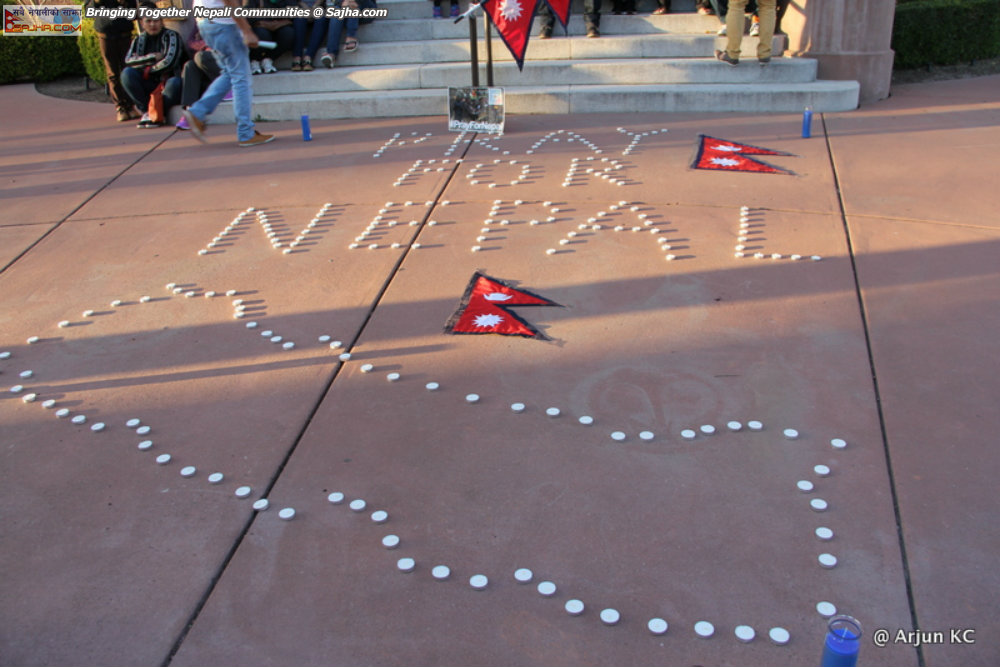 Candlelight Vigil in Alameda, CA