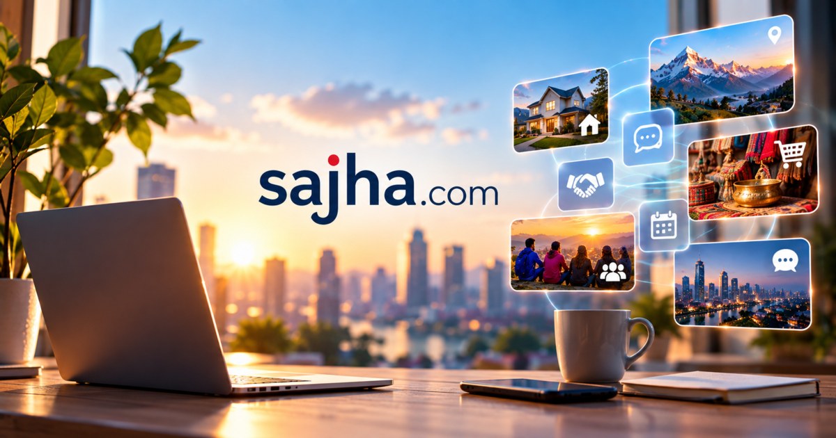 Sajha Community website preview